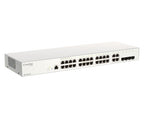 D-Link 28-Port Gigabit Nuclias Smart Managed Switch including 4x 1G Combo Ports