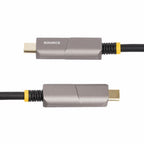 StarTech.com 50ft (15m) USB-C to HDMI 2.0 Active Optical Cable (AOC), 4K 60Hz, CL3 Rated, Unidirectional USB Type-C to HDMI Adapter Cable