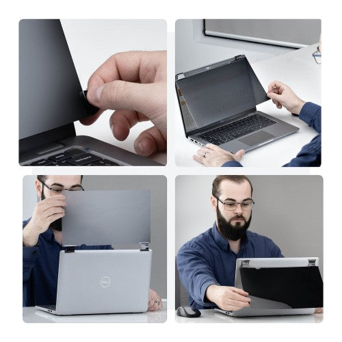 StarTech.com 13.3-inch 16:9 Bright Privacy Screen Filter with Touch, Flip-Over, 75% Light Transmittance, Anti-Glare Privacy Filter, +/- 30 Deg. View Angle