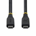 StarTech.com 1m (3ft) USB4 Cable, 40Gbps, USB-IF Certified USB-C Cable, 240W PD, 8K 60Hz/4K 240Hz DP2.1 DP40, TPE Jacket, Thunderbolt 4 Compatible - Black USB-C Cord