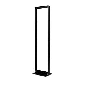 APC NetShelter AR201 - 2 Post Rack 45U #12-24 Threaded Holes Black
