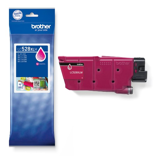 Brother LC-528XLM Ink cartridge magenta ultra High-Capacity, 10K pages ISO/IEC 19752 for Brother MFC-J 6975