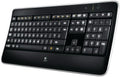 Logitech Wireless Illuminated K800 keyboard RF Wireless QWERTY Spanish Black
