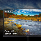 Acer SA322QUE - 32" Quad HD (2560x1440), 100Hz, 1ms, DP, HDMI, Black