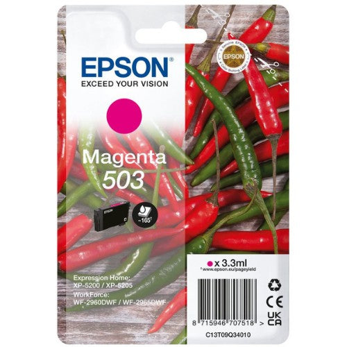 Epson C13T09Q34010/503 Ink cartridge magenta, 165 pages 3,3ml for Epson XP-5200