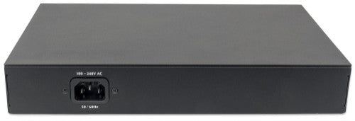 Intellinet 8-Port Gigabit Ethernet PoE+ Web-Managed Switch with 2 SFP Ports, IEEE 802.3at/af Power over Ethernet (PoE+/PoE) Compliant, 140 W, Endspan, Desktop, 19" Rackmount (UK power cord)