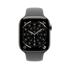 Apple Watch Series 11 GPS + Cellular 46mm Natural Titanium Case with Stone Grey Sport Band - M/L