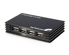 StarTech.com 4 Port Black USB 2.0 Hub - TAA