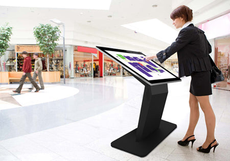 Allsee Technologies TAO50H Signage Display Kiosk design 127 cm (50") IPS Wi-Fi 450 cd/m² Black Touchscreen Built-in processor