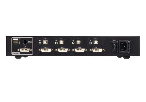 ATEN CS1184D4 KVM switch Black