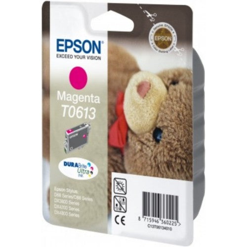 Epson C13T06134010/T0613 Ink cartridge magenta, 250 pages/5% 8ml for Epson Stylus D 68