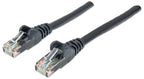 Intellinet Cat6 U/UTP Network Patch Cable, 1.5 m (5 ft.), Black