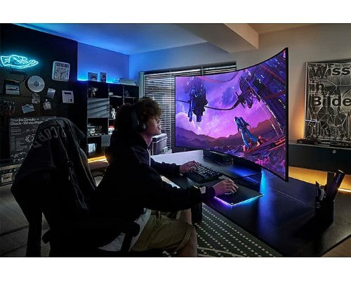 Samsung LS55CG970NU computer monitor 139.7 cm (55") 3840 x 2160 pixels 4K Ultra HD LED Black