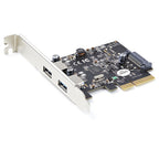 StarTech.com 2-Port USB PCIe Card with 10Gbps/port - USB 3.2 Gen 2 Type-A PCI Express 3.0 x4 Host Controller Expansion Card - Add-On Adapter Card - Full/Low Profile - Windows & Linux