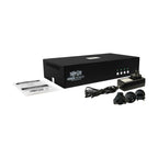 Tripp Lite B002-H2A4-N4 Secure KVM Switch, 4-Port, Dual Head, HDMI to HDMI, 4K, NIAP PP4.0, Audio, TAA