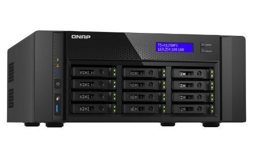 QNAP TS-h1290FX NAS Tower Ethernet LAN Black 7302P