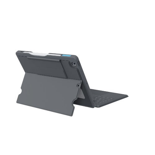 DEQSTER Smart Rugged Touch PLUS Keyboard for iPad 10.2" (7th/8th/9th Gen.), QWERTY Layout