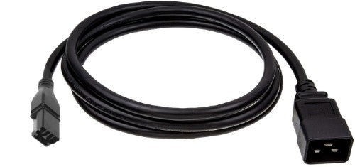 HPE SDG300 - C20 250V 16Amp Black 2m Jumper Cord