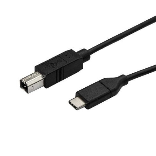 StarTech.com 10ft (3m) USB-B to USB-C Cable, Data Cord, USB 2.0, USB-C Data Transfer Cable
