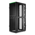 APC NetShelter SX Server Rack Gen 2, 45U, 2124H x 750W x 1070D mm, with Sides, Black