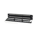 Tripp Lite N052-048 48-Port 2U Rack-Mount Cat5e 110 Patch Panel, 568B, RJ45 Ethernet, TAA