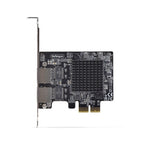 StarTech.com 2-Port 5G Gigabit PCIe Network Adapter Card, 5G/2.5G/1G/100M/10M PCI Express LAN Card, Realtek RTL8126, Windows and Linux, TAA Compliant