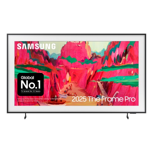 Samsung 2025 85" The Frame Pro Art Mode Neo QLED 4K HDR Smart TV 2.16 m (85") 4K Ultra HD Wi-Fi Black