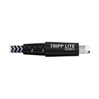 Tripp Lite M100-006-HD Heavy-Duty USB-A to Lightning Sync/Charge Cable, MFi Certified - M/M, USB 2.0, 6 ft. (1.83 m)