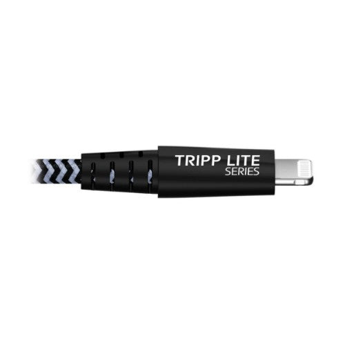 Tripp Lite M100-006-HD Heavy-Duty USB-A to Lightning Sync/Charge Cable, MFi Certified - M/M, USB 2.0, 6 ft. (1.83 m)