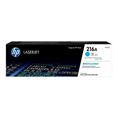 HP W2411A/216A Toner cartridge cyan, 850 pages ISO/IEC 19752 for HP M 155