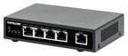 Intellinet 5-Port Gigabit Ethernet PoE+ Switch, Four PSE PoE Ports, IEEE 802.3at/af (PoE+/PoE) Compliant, PoE Power Budget up to 62 W, Desktop Format (with UK power cord)