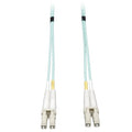 Tripp Lite N820-15M 10Gb Duplex Multimode 50/125 OM3 LSZH Fiber Patch Cable, (LC/LC) - Aqua, 15M (50 ft.)