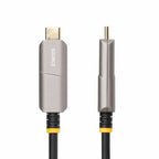 StarTech.com 50ft (15m) USB-C to HDMI 2.0 Active Optical Cable (AOC), 4K 60Hz, CL3 Rated, Unidirectional USB Type-C to HDMI Adapter Cable