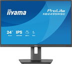 iiyama ProLite XB2495WSC-B1 computer monitor 61.2 cm (24.1") 1920 x 1200 pixels WUXGA LED Black