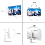 Philips Evnia 5000 computer monitor 68.6 cm (27") 3840 x 2160 pixels 4K Ultra HD LCD White