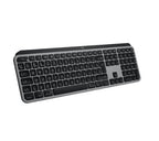 Logitech MX Keys S for Mac keyboard Office RF Wireless + Bluetooth QWERTY UK English Aluminium, Black