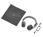 Logitech Zone Wireless 2 Headset Wired & Wireless Head-band Office/Call center USB Type-C Bluetooth Graphite