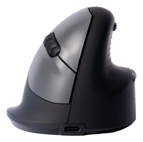 R-Go Tools Ergonomic mouse R-Go HE Break with break software, medium (hand size 165-185 mm), right-handed, Bluetooth, black