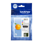 Brother LC-3211VAL Ink cartridge multi pack Bk,C,M,Y Blister, 4x200 pages ISO/IEC 19752 Pack=4 for Brother DCP-J 772