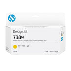 HP A24VPA/738M Ink cartridge yellow 130ml for HP DesignJet T 950/XT 950