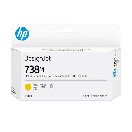 HP A24VPA/738M Ink cartridge yellow 130ml for HP DesignJet T 950/XT 950