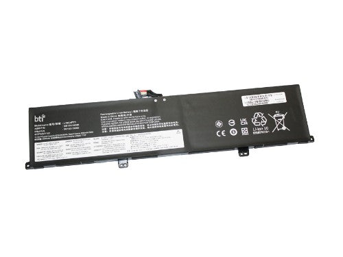Origin Storage BTI 5B10X19049-BTI 4-cell 15.36V Li-Ion Notebook Battery for LENOVO THINKPAD P1 GEN 3 20TH, P1 GEN 3 20TJ, X1 EXTREME 3RD GEN 20TK, X1 EXTREME 3RD GEN 20TL industrial rechargeable battery Lithium-Ion (Li-Ion) 5210 mAh