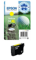 Epson C13T34744010/34XL Ink cartridge yellow high-capacity, 950 pages 10.8ml for Epson WF-3720