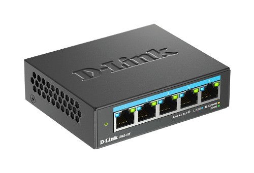 D-Link 5-Port 2.5G Multi-Gigabit Desktop Switch