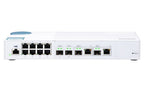 QNAP QSW-M408-2C network switch Managed L2 10G Ethernet (100/1000/10000) White