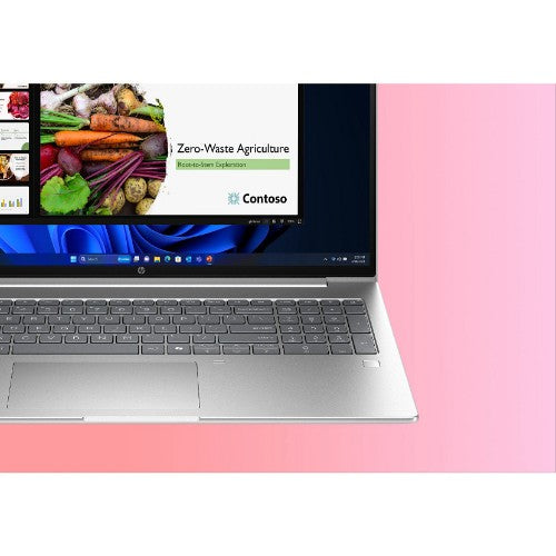 HP ProBook 4 G1iR 16 Intel Core 5 120U Laptop 40.6 cm (16") WUXGA 16 GB DDR5-SDRAM 512 GB SSD Wi-Fi 6E (802.11ax) Windows 11 Pro Silver