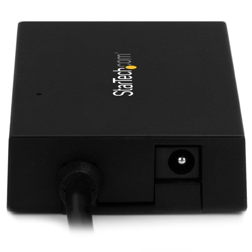 StarTech.com 4 Port USB C Hub - USB Type-C Hub w/ 4x USB-A Ports (USB 3.0/3.1 Gen 1 SuperSpeed 5Gbps) - USB Bus or Self Power - Portable USB-C to USB-A BC 1.2 Charging Hub w/ Power Adapter~4 Port USB C Hub - USB Type-C Hub w/ 4x USB-A Ports USB 3.0 hub (5