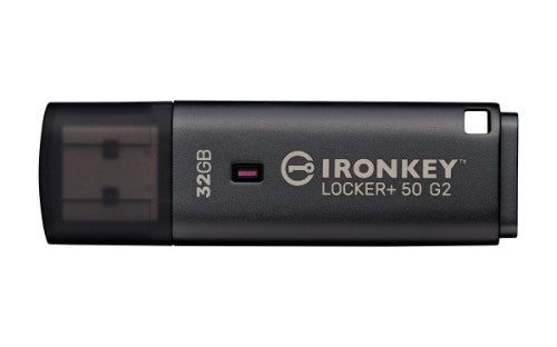 Kingston Technology IronKey 32GB Locker Plus 50 G2, FIPS 197, AES-256