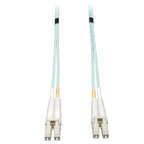 Tripp Lite N820-15M 10Gb Duplex Multimode 50/125 OM3 LSZH Fiber Patch Cable, (LC/LC) - Aqua, 15M (50 ft.)