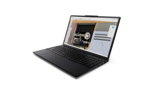 Lenovo ThinkPad P16v Gen 3 (Intel) Intel Core Ultra 7 255H Mobile workstation 40.6 cm (16") WUXGA 32 GB DDR5-SDRAM 1 TB SSD NVIDIA RTX PRO 2000 Blackwell Wi-Fi 7 (802.11be) Windows 11 Pro UK English Black